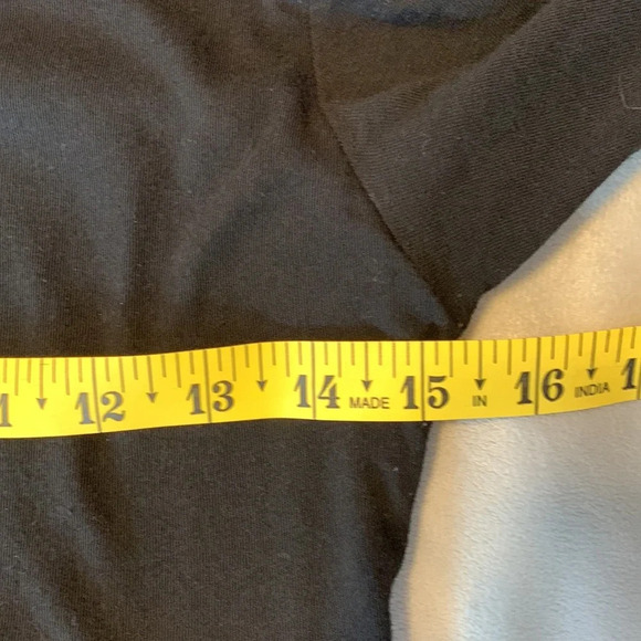 Standard James Perse long sleeve color block  ruched gray dress sz 4 /XL cotton - Picture 6 of 11